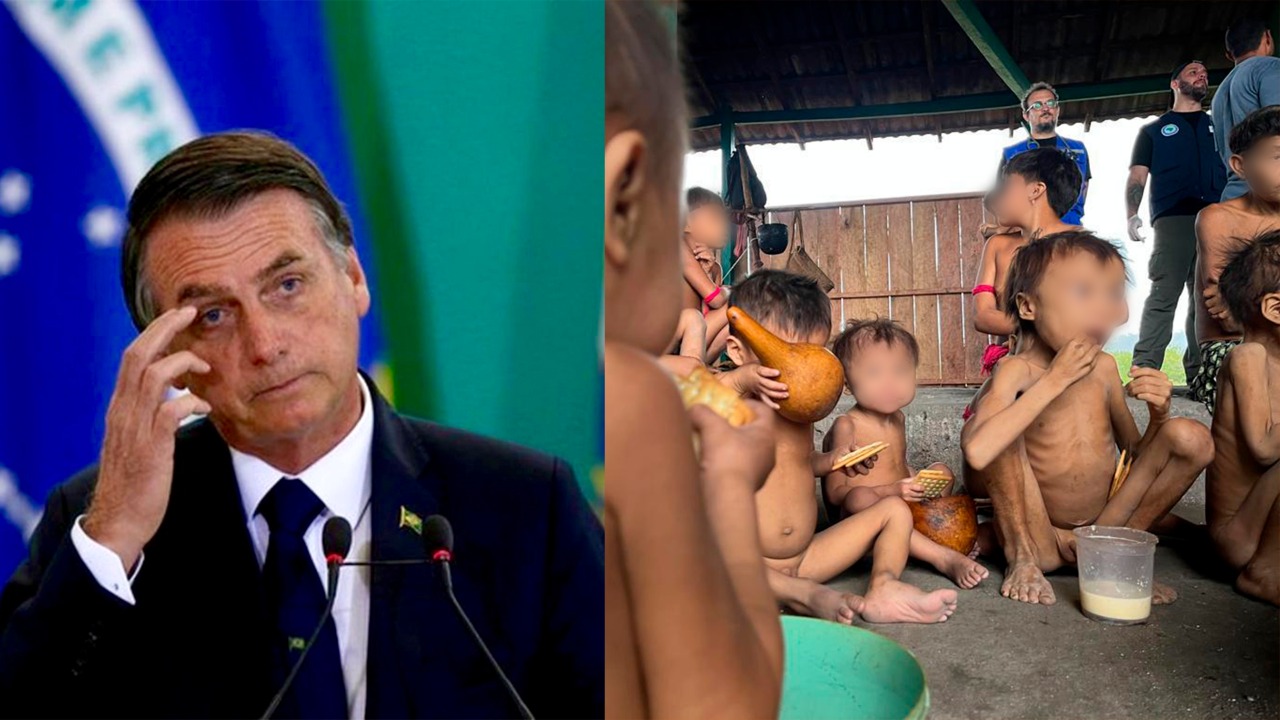 ‘Farsa da esquerda’: Bolsonaro rebate Lula sobre descaso com indígenas Yanomami
