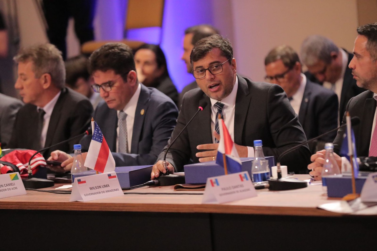 Wilson Lima reforça defesa da ZFM e combate ao desmatamento em Fórum de Governadores