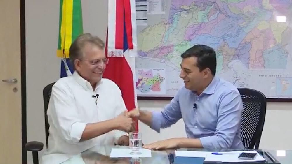 Após assinatura de pacote positivo para o Polo Industrial de Manaus, o governador Wilson Lima e o secretário Pauderney Avelino seguem nas tratativas sobre a reforma tributária e seus impactos na ZFM (Reprodução/Redes Sociais)