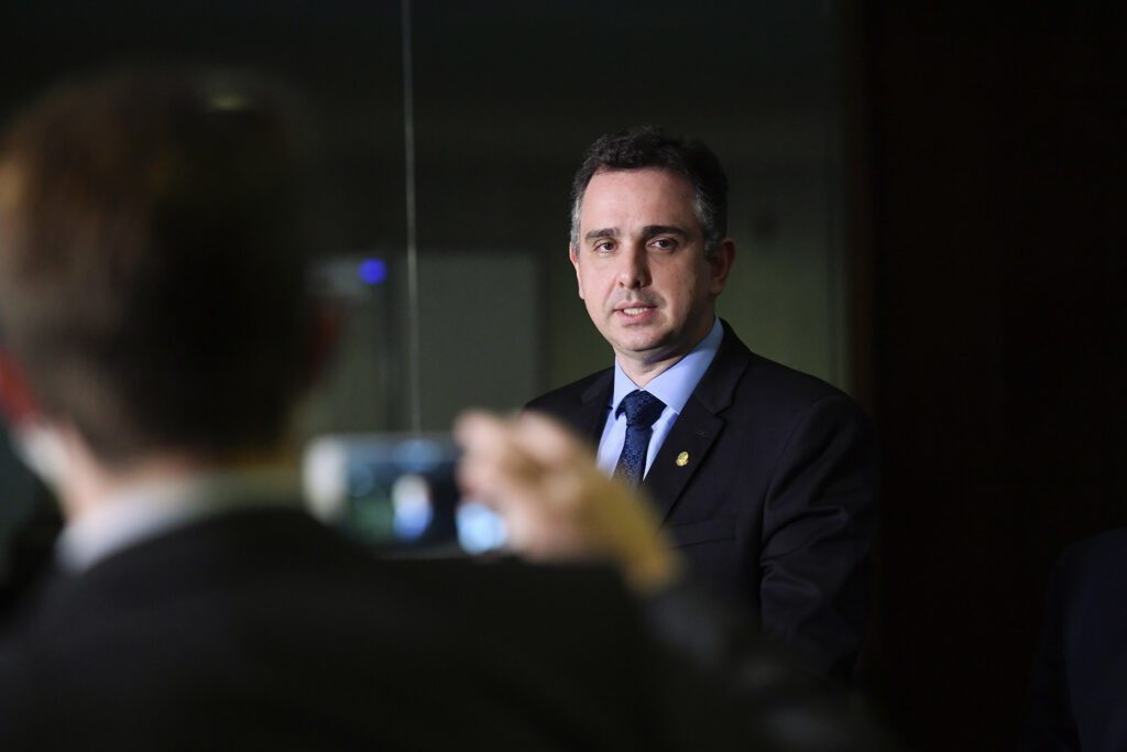 No STF, Rodrigo Pacheco afirma que democracia saiu mais forte após ataques de 8 de janeiro