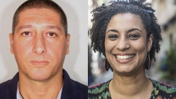 Ronnie Lessa e Marielle Franco (Reprodução)