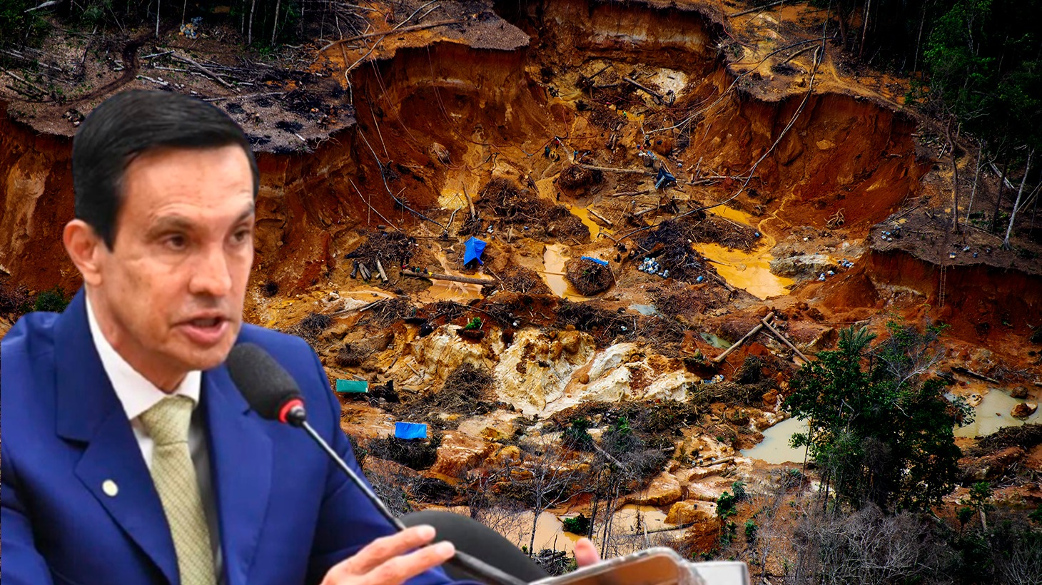 Desprezando danos, Sidney Leite votou pelo garimpo em terras indígenas