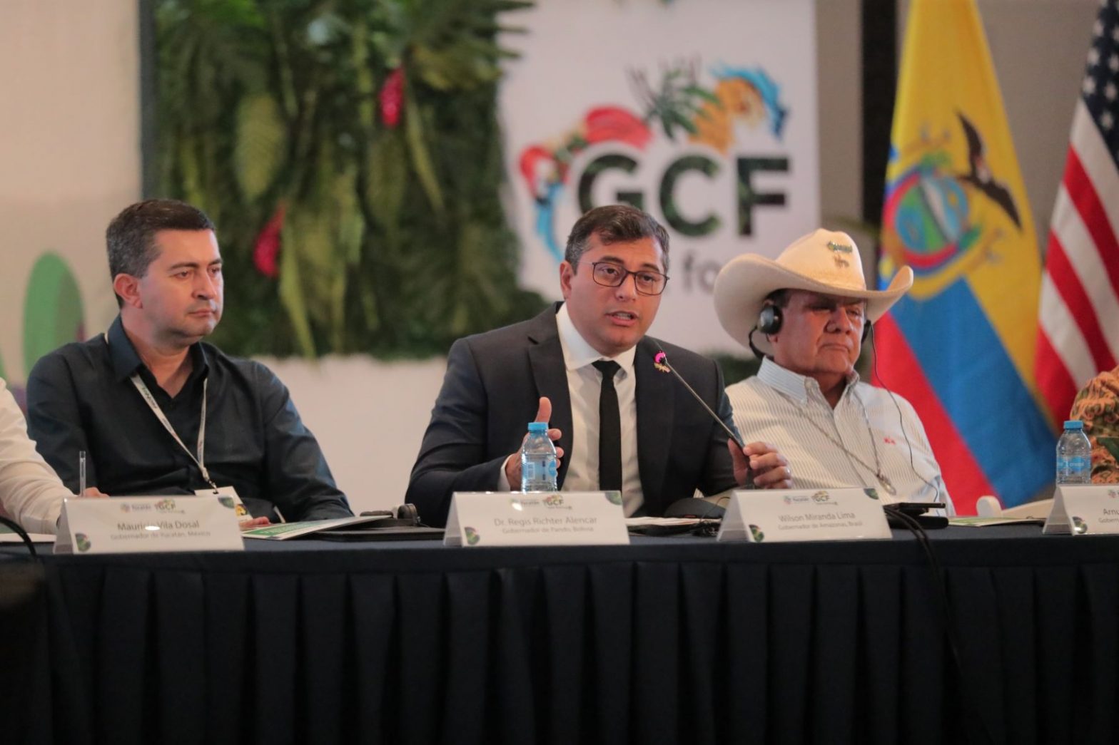 No México, governador do AM destaca troca de experiências entre membros do GCF Task Force