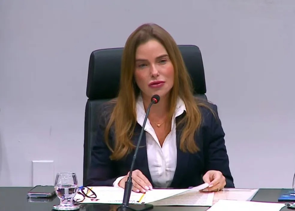 Daniela Barbalho foi eleita para o cargo pela Assembleia Legislativa (Reprodução/Alepa)