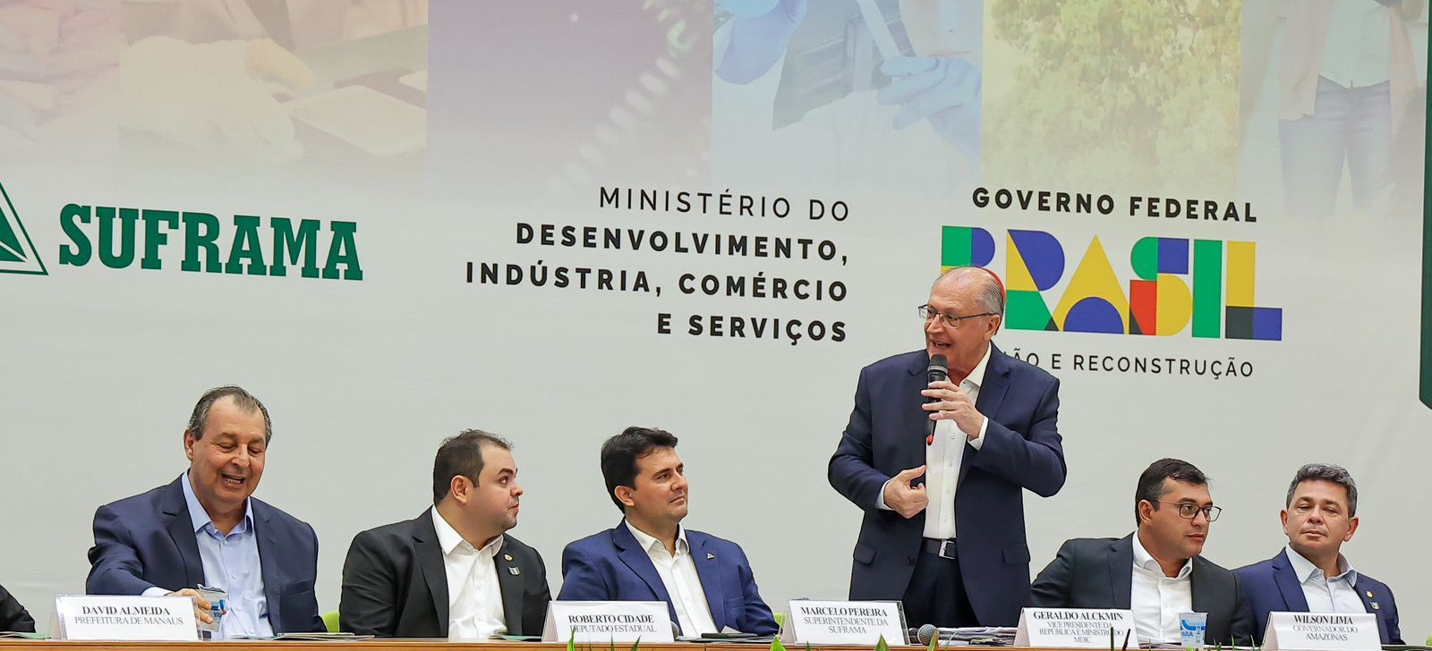 Roberto Cidade (UB) participou nessa sexta-feira, 24, da 308ª Reunião Ordinária do Conselho de Administração da Suframa (CAS). (Divulgação)