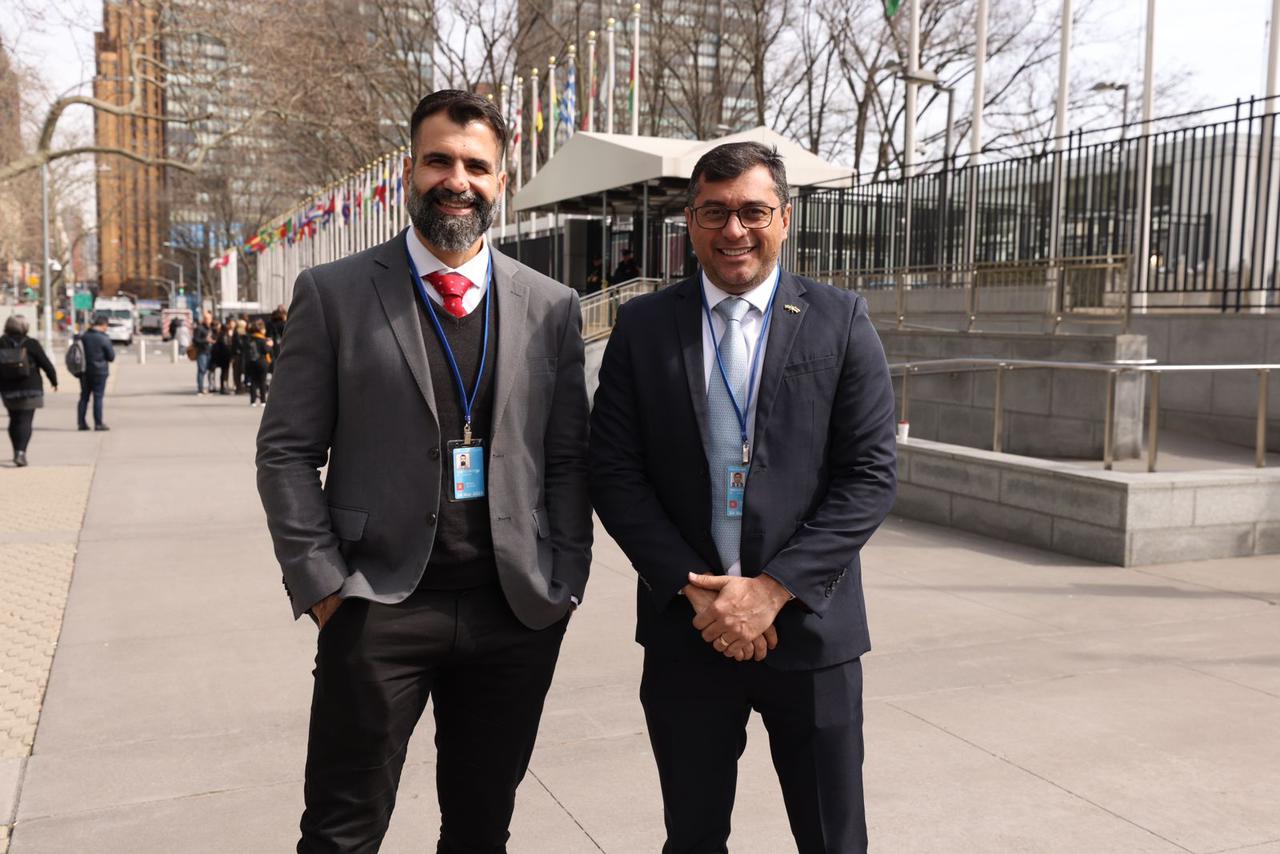 Governador do AM participa de conferência da ONU em que destaca avanços para levar água potável aos amazonenses