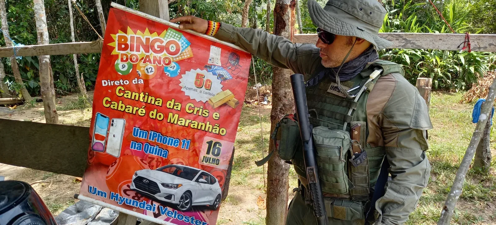 Operação destrói cidade do garimpo ilegal com avião e restaurante com Wi-Fi