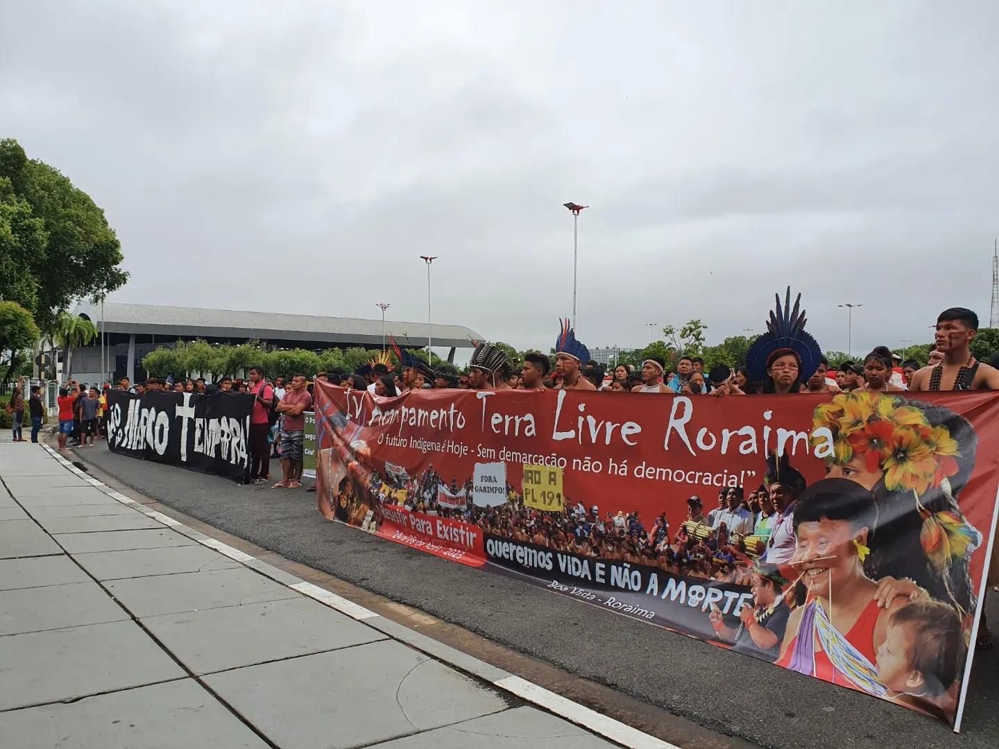 ATL 2023: Movimento Indígena de Roraima exige ações do governo