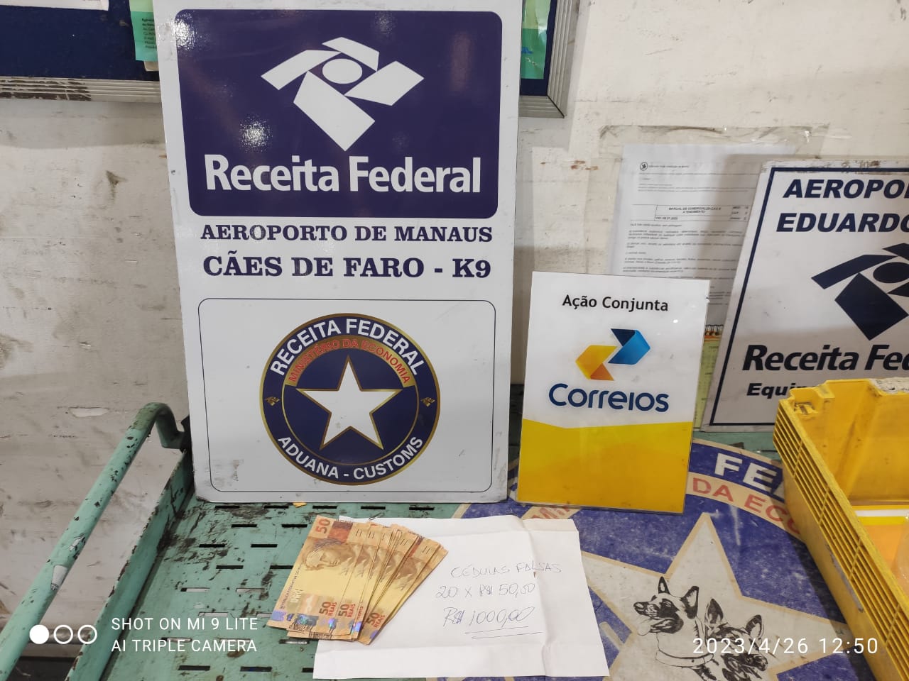 Receita Federal apreende no Aeroporto Internacional de Manaus cápsulas de Fentanil