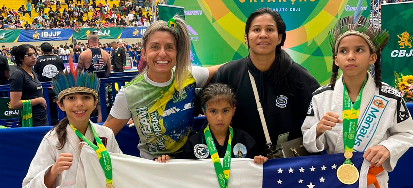 Indígenas no Esporte: atletas mirins vencem campeonato brasileiro de jiu-jítsu, em São Paulo