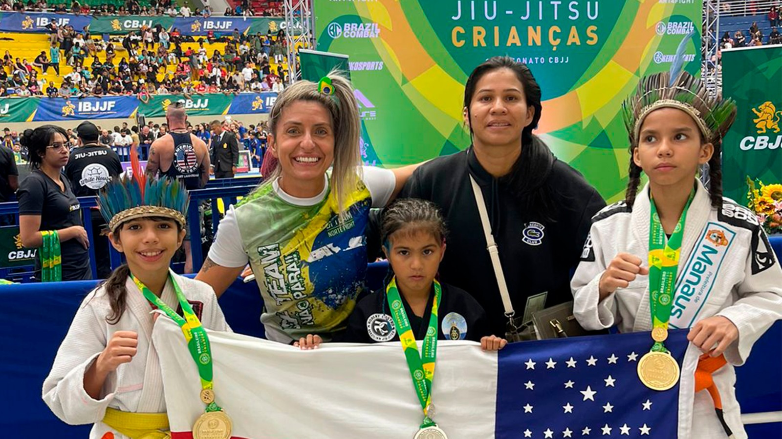 Indígenas no Esporte: atletas mirins vencem campeonato brasileiro de jiu-jítsu, em São Paulo