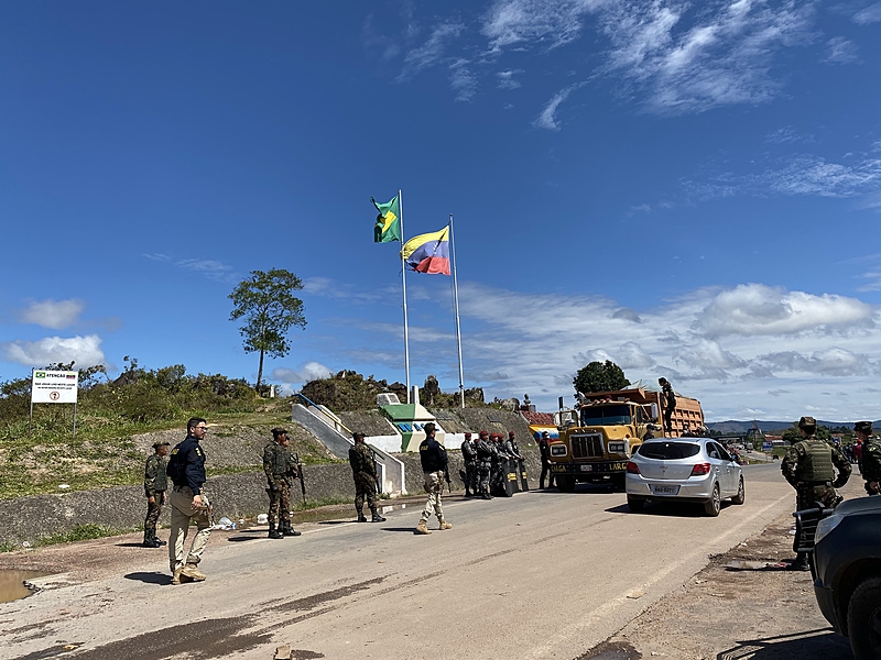 Mapa fecha ponto de fiscalização em Pacaraima por falta de estrutura