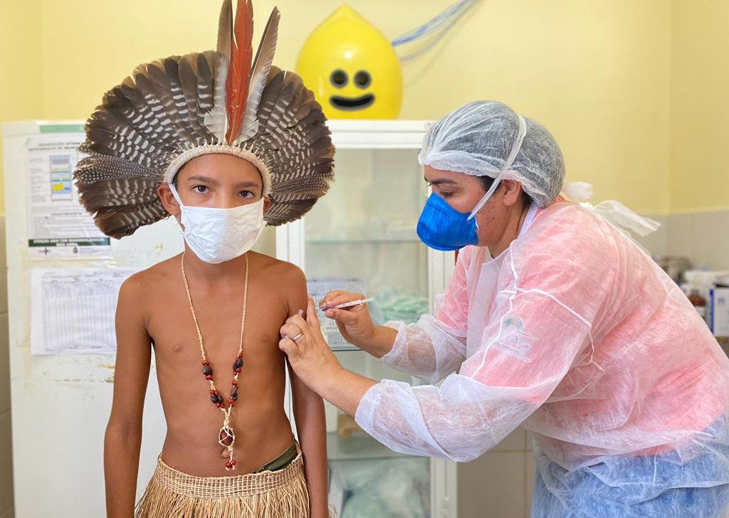 Segunda fase da ‘Operação Gota’ vai imunizar 6 mil indígenas entre os dias 13 de maio e 1° de junho