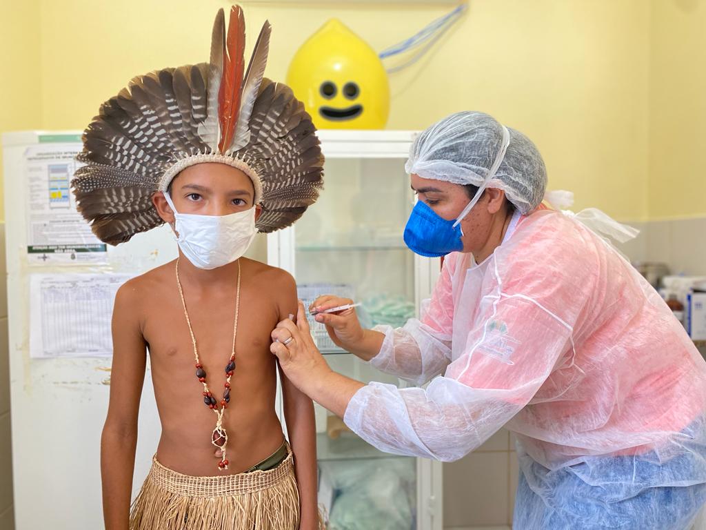 Segunda fase da ‘Operação Gota’ vai imunizar 6 mil indígenas entre os dias 13 de maio e 1° de junho