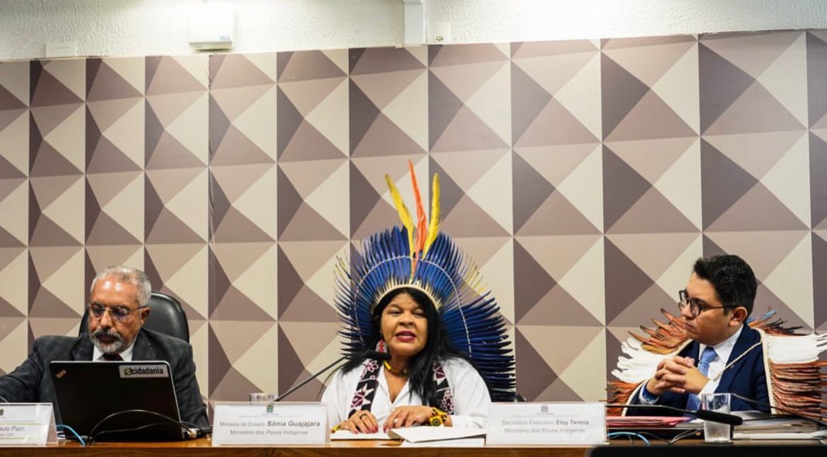 ‘Precisamos ter o território livre desses invasores’, diz ministra sobre PL que autoriza garimpo em terras indígenas