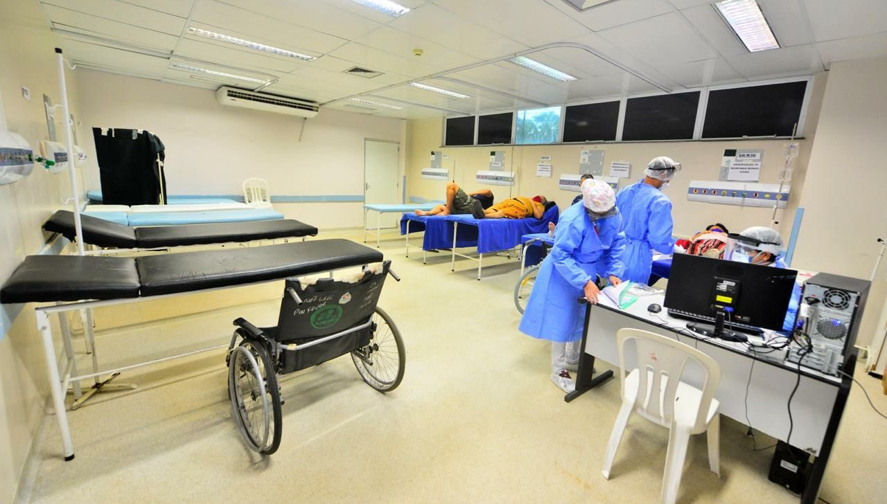 Sala de hospital público em Manaus
(Divulgação/Secom)