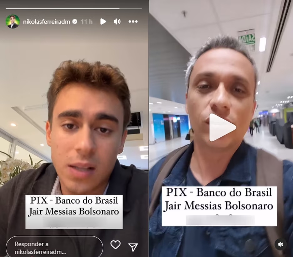 Aliados de Bolsonaro tentam arrecadar Pix para pagamento de multas
