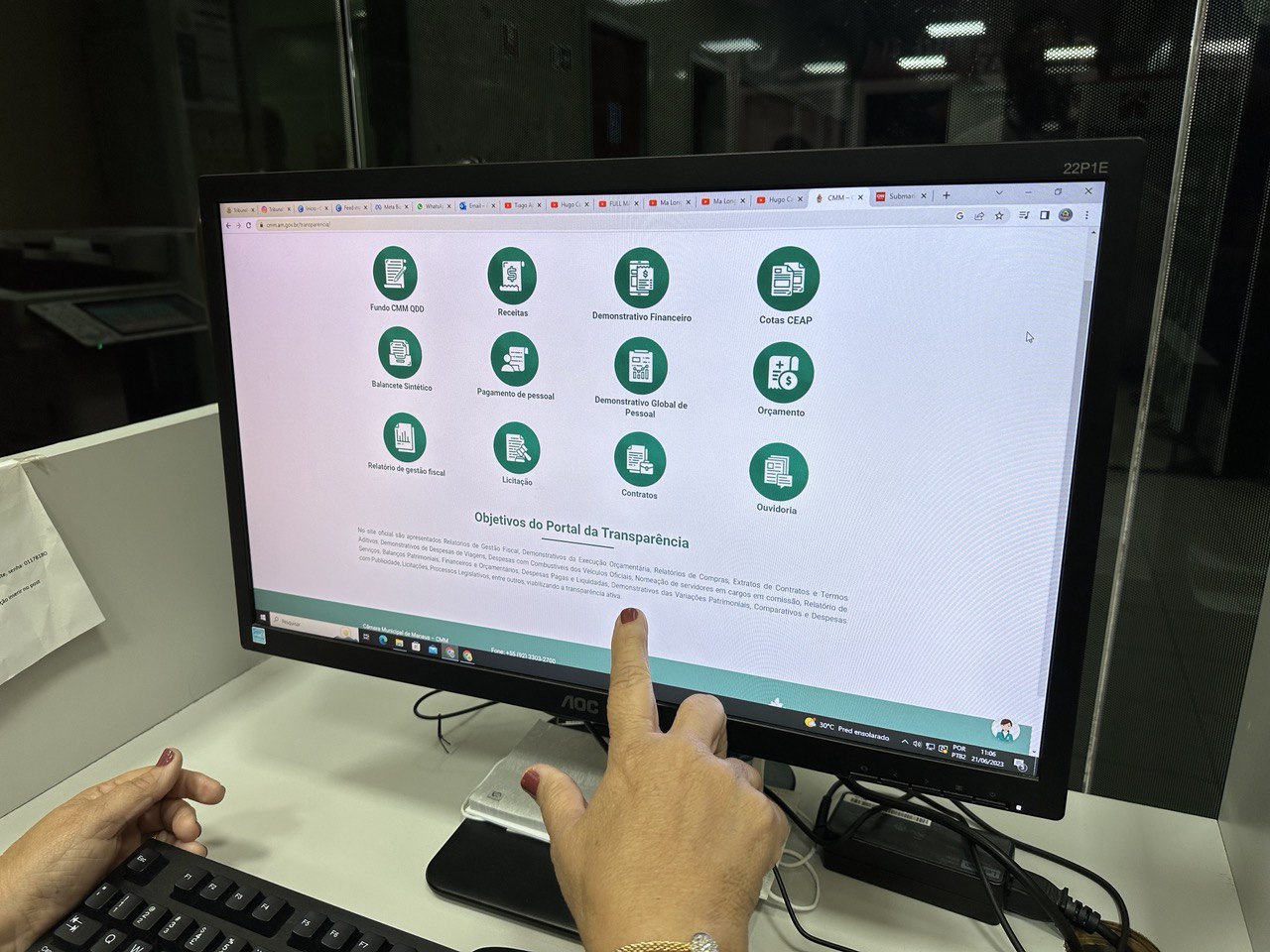 TCE-AM avalia transparência em mais de 100 portais públicos