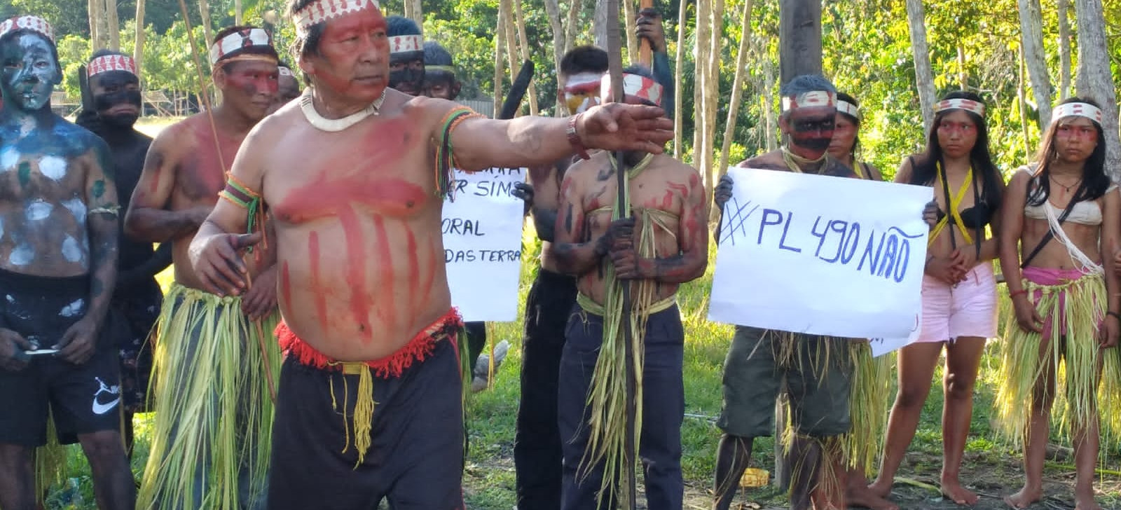 Indígenas do Vale do Javari manifestam contra Marco Temporal; STF retoma julgamento