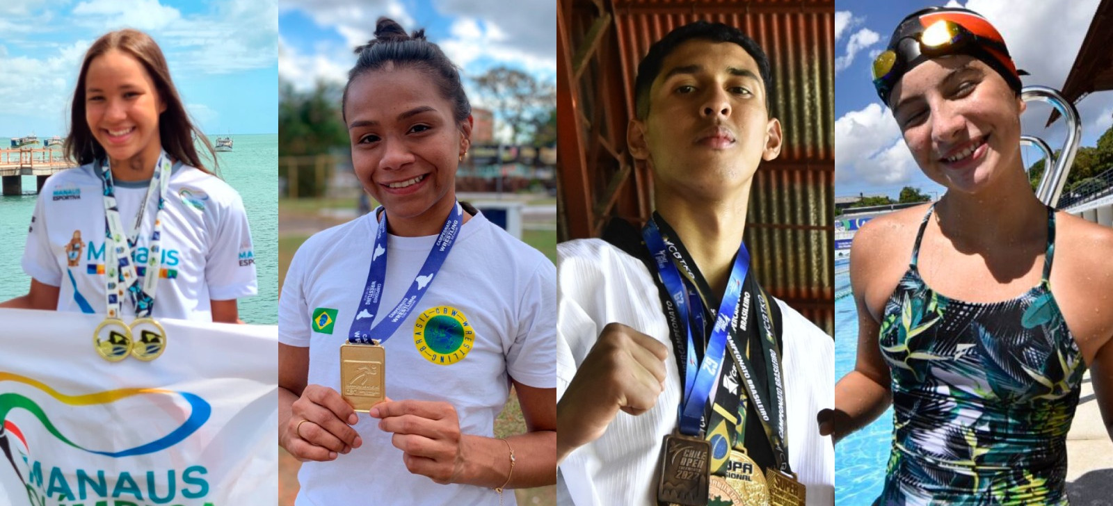 Atletas do AM podem acumular quatro pódios em competições nacionais e internacionais