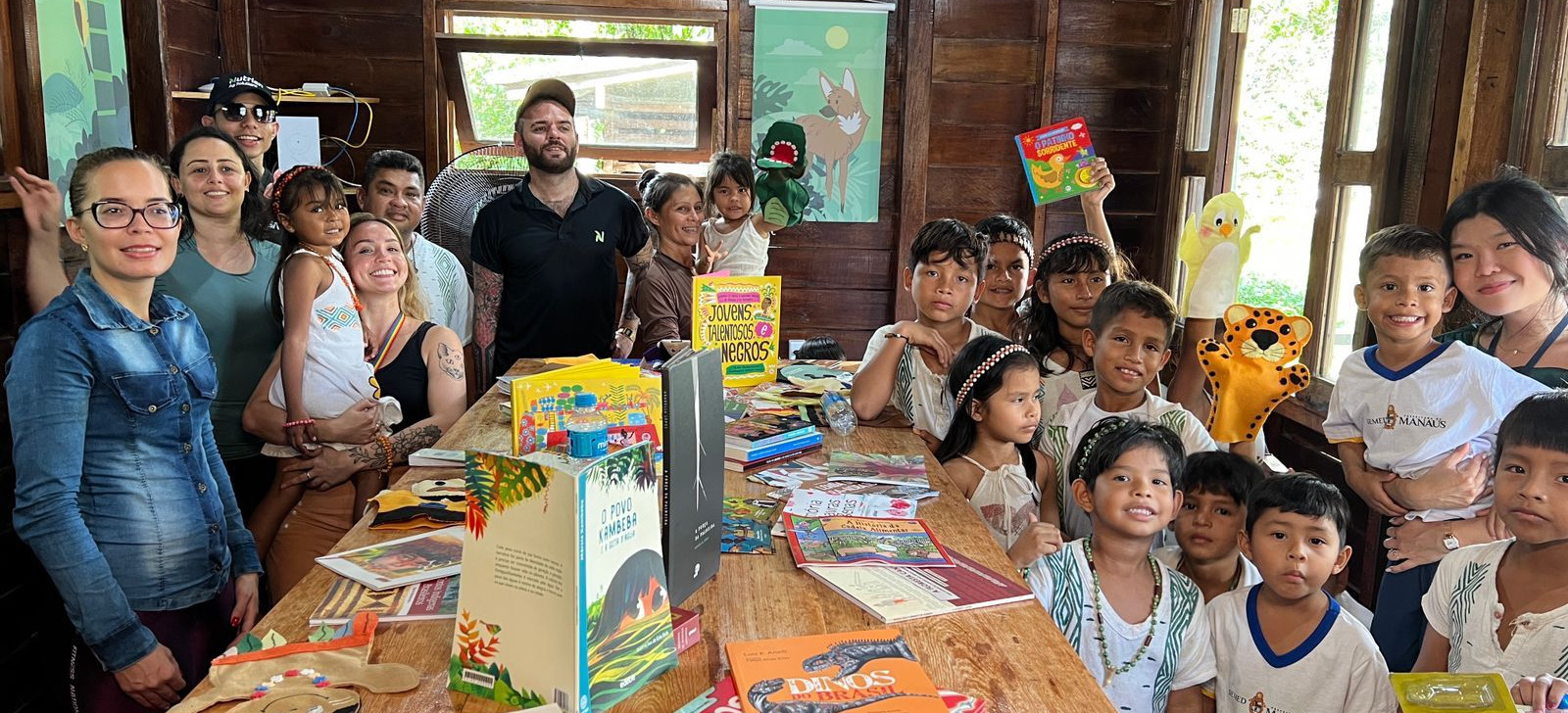 Projeto ‘Casinha de Livros’ chega em mais duas escolas do AM