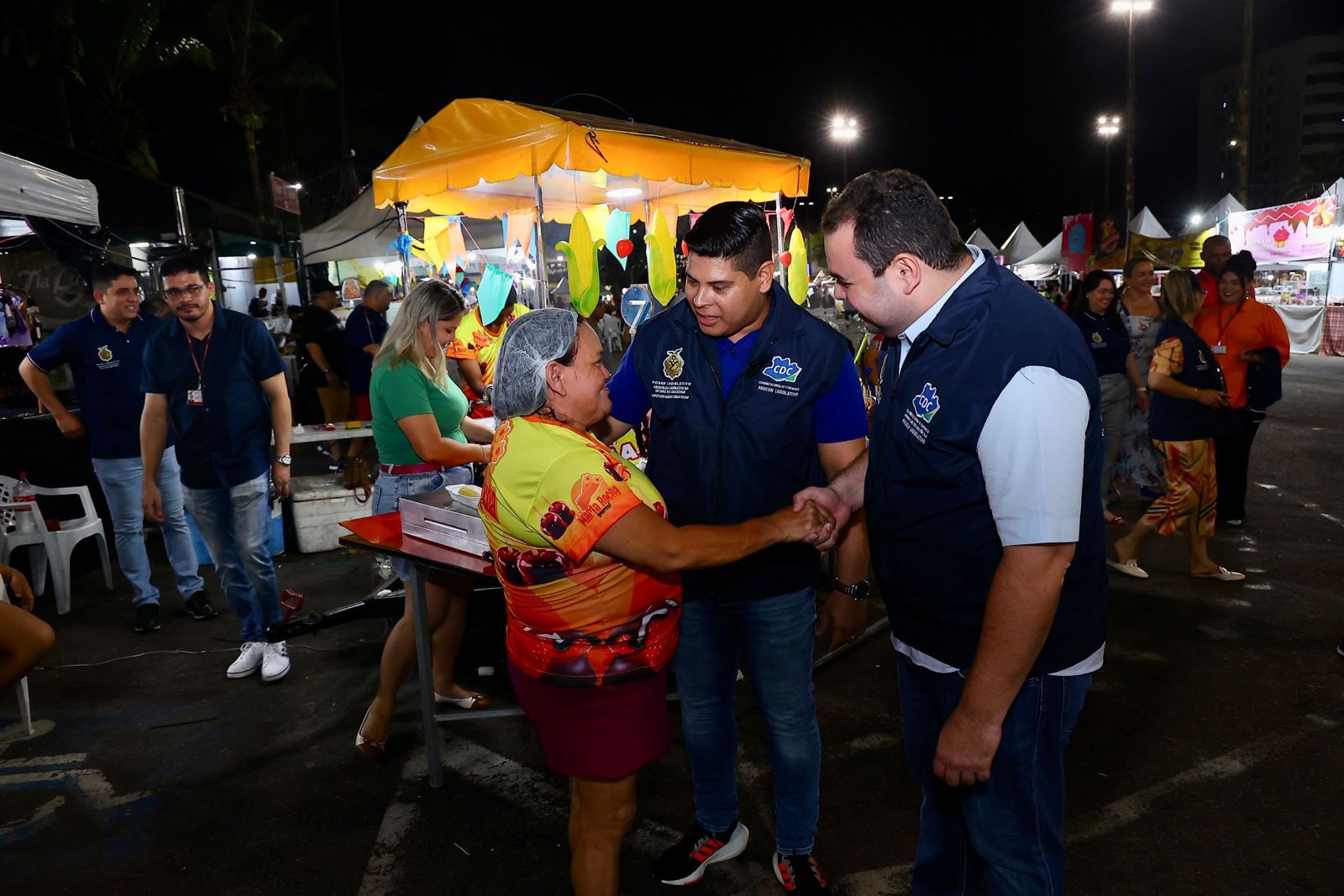 Comissão de Defesa do Consumidor fiscaliza Festival Folclórico do CSU no Parque 10