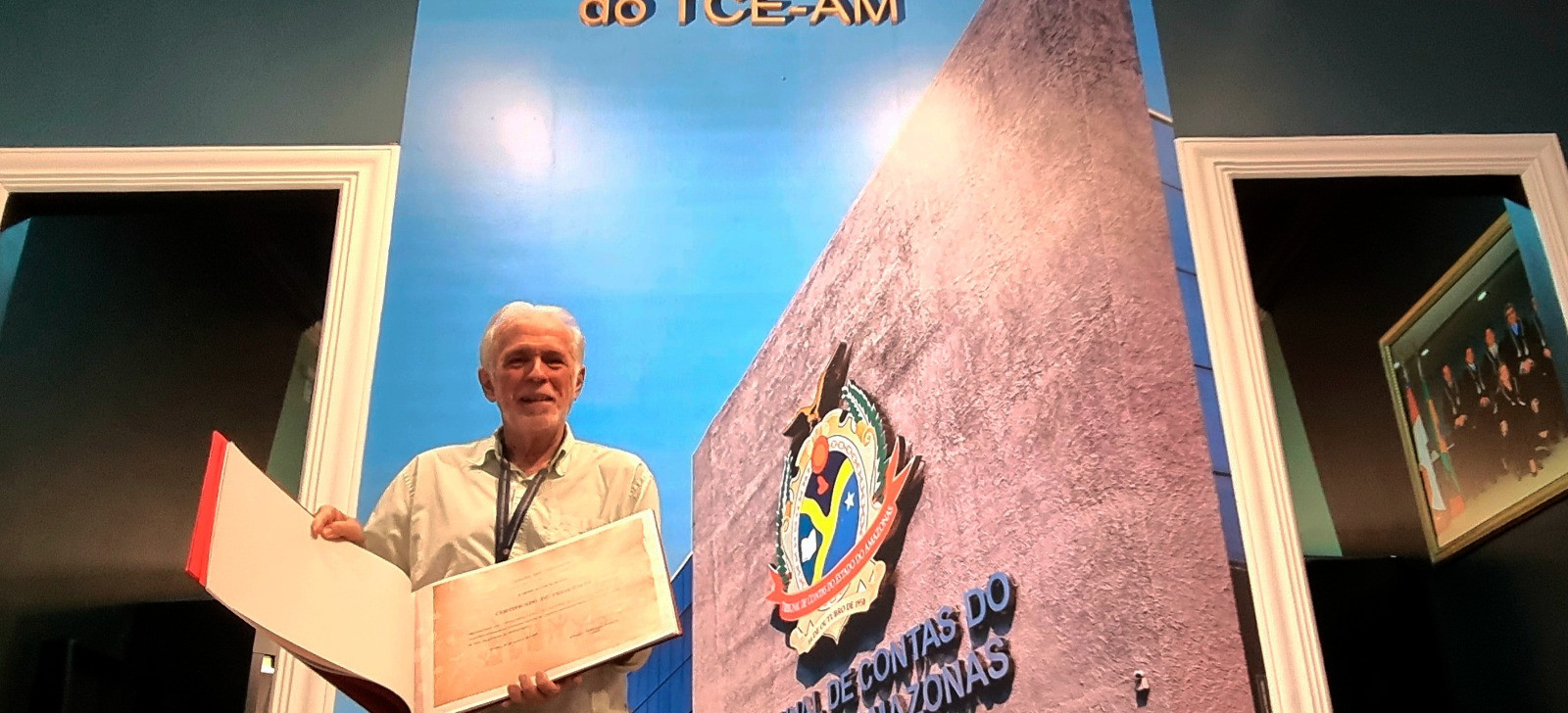 Coordenador-geral do Departamento de Pesquisa, Memória e Documentação do TCE-AM, Josetito Dutra Lindoso. (Ana Cláudia Jatahy)