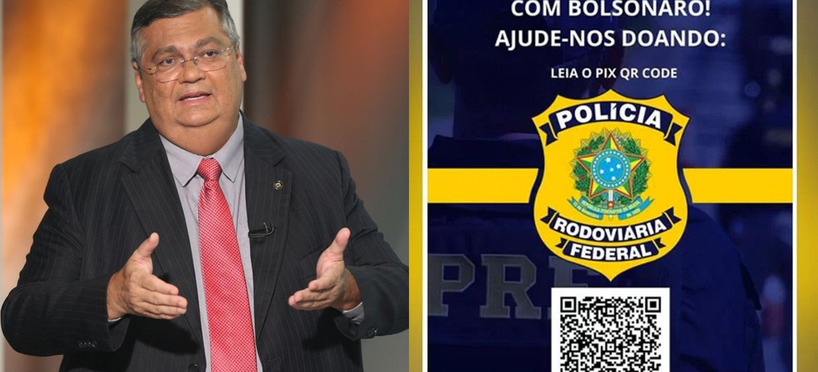 Ministro suspende redes sociais regionais da PF e PRF após pedido de pix para Bolsonaro