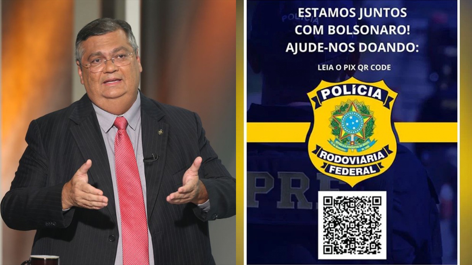Ministro suspende redes sociais regionais da PF e PRF após pedido de pix para Bolsonaro