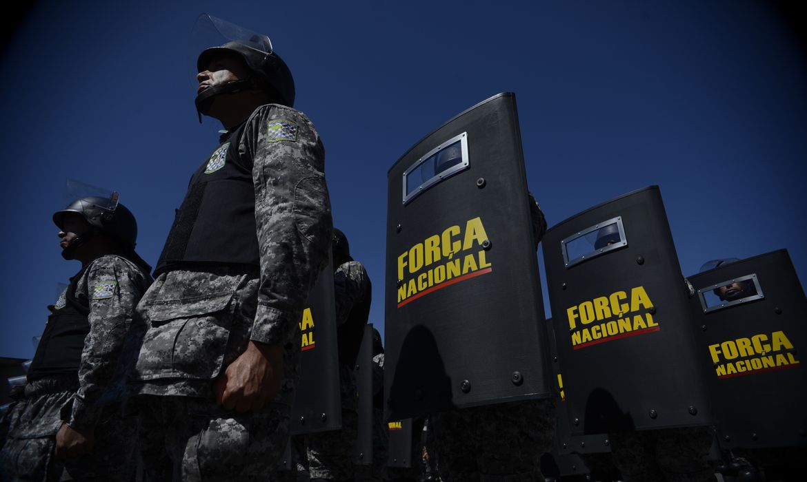 The National Secretariat of Security holds the graduation of 600 members of the National Force. The ceremony marks the presentation of part of the staff that will work in the World Cup (Fábio Rodrigues Pozzebom/Agência Brasil)