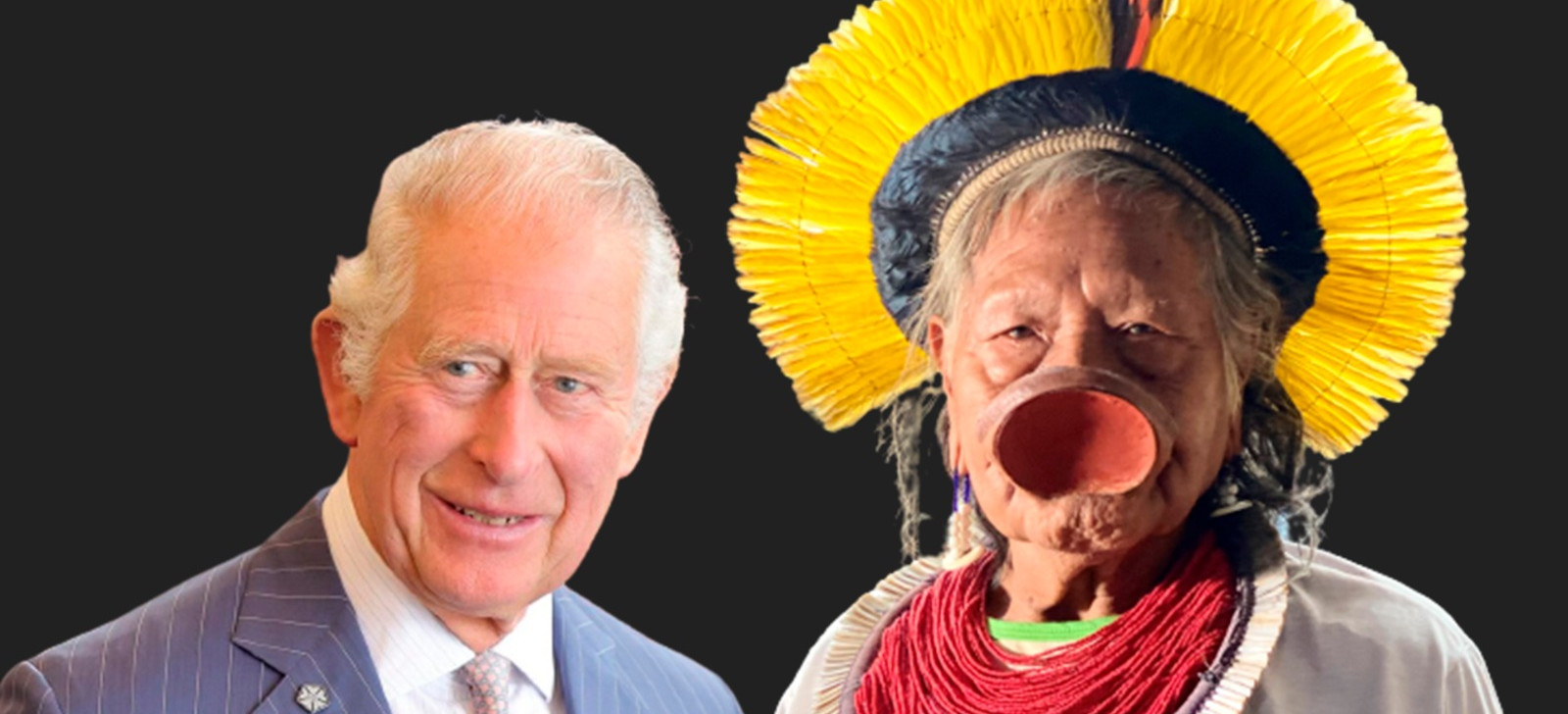 Rei Charles III envia carta ao cacique Raoni: ‘Sua voz tem sido fundamental no Brasil e no mundo’