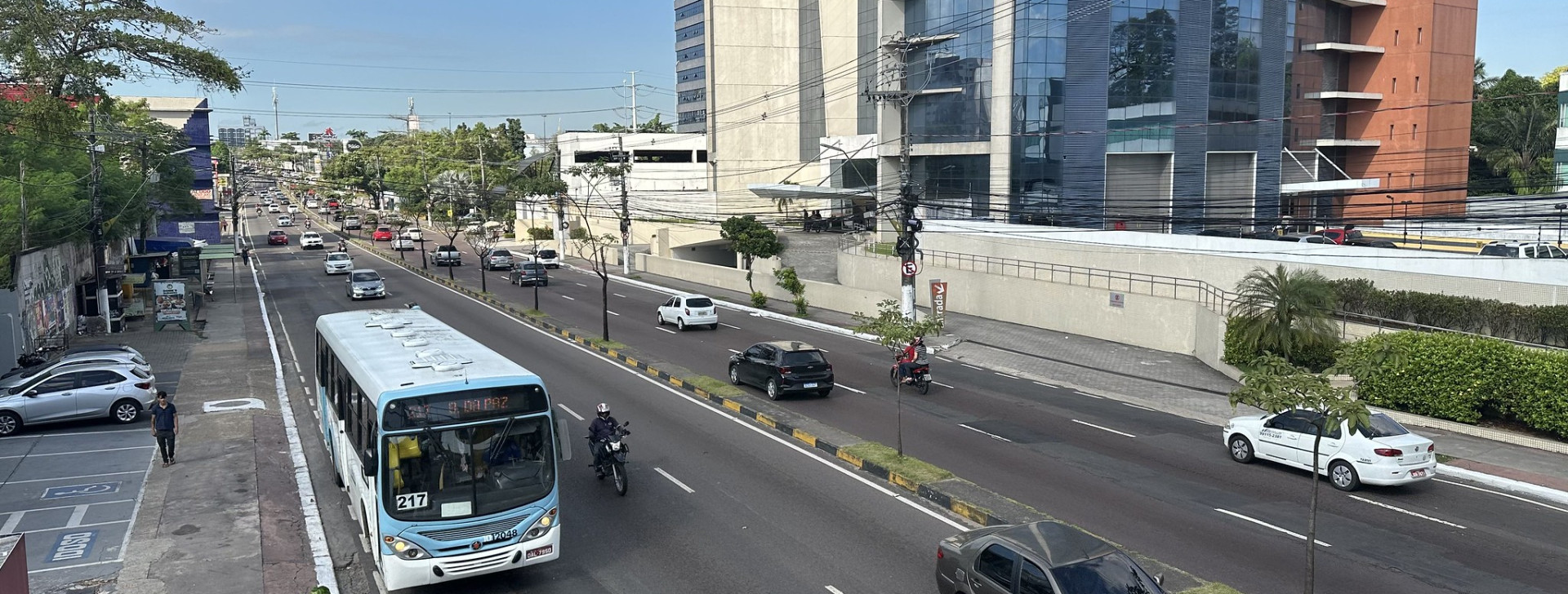 Trecho da Avenida Djalma Batista, em Manaus (Ricardo Oliveira/Revista Cenarium)