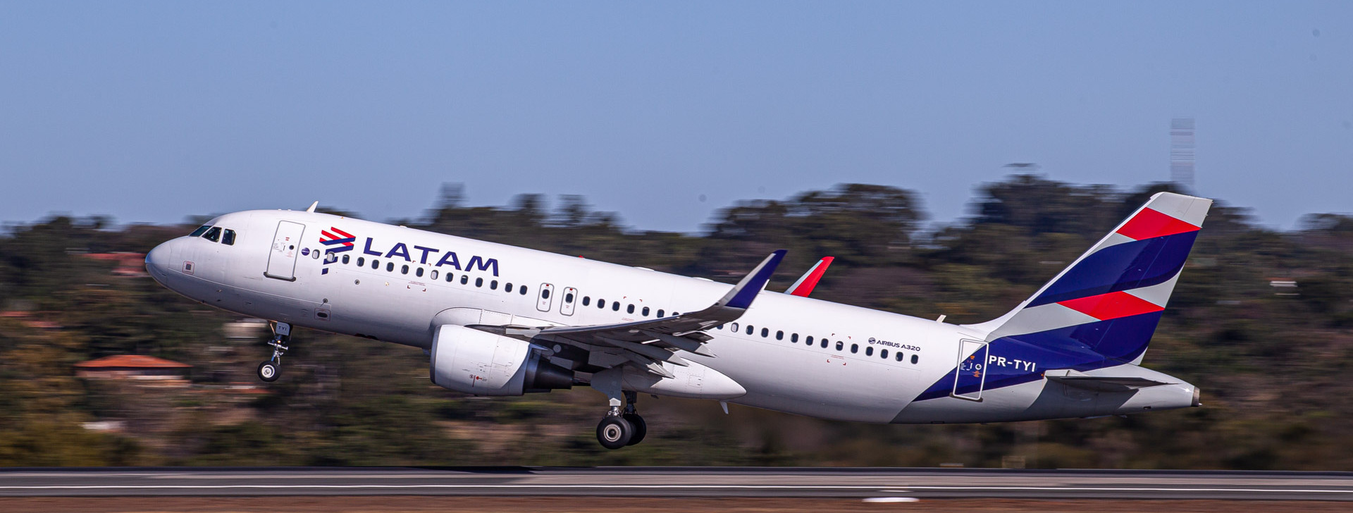 Aeronave da Latam. (Latam/Divulgação)