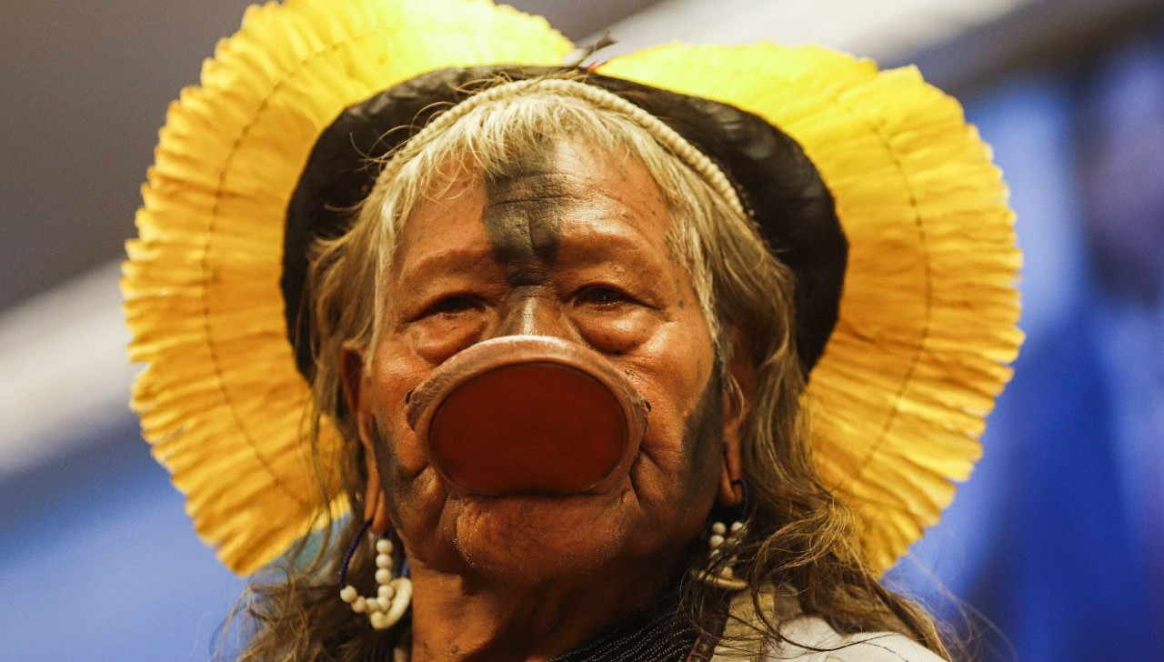 Cacique Raoni abre Diálogos Amazônicos em Belém