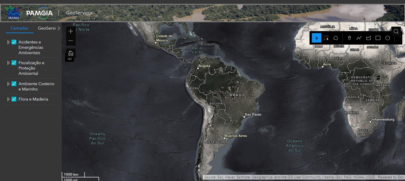 Ibama recebe prêmio internacional de uso de geotecnologia na Amazônia Legal