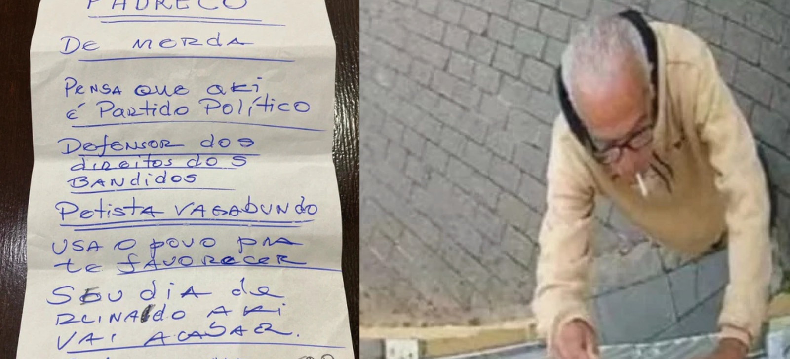 Idoso é apontado como autor de ameaças contra padre Júlio Lancelotti