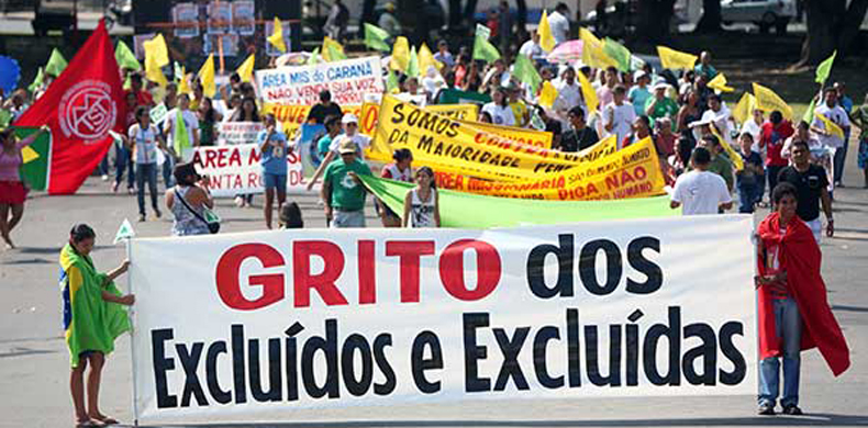 29ª edição do Grito dos Excluídos: atos públicos marcam manifestações em todo País