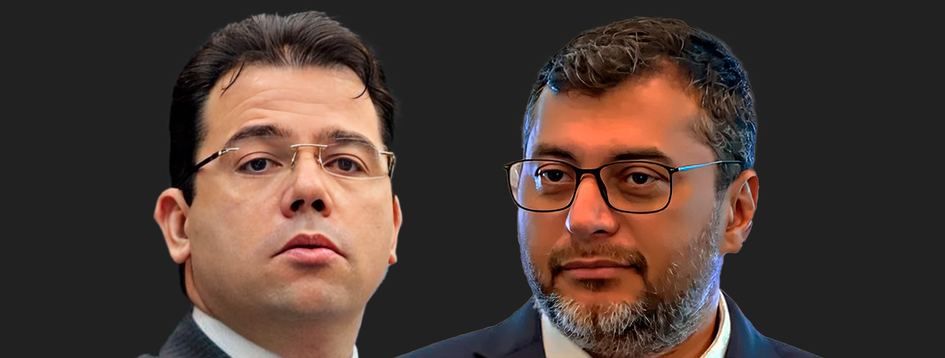 O deputado estadual Wilker Barreto e o governador do Amazonas, Wilson Lima (Montagem/Thiago Alencar/Revista Cenarium Amazônia)