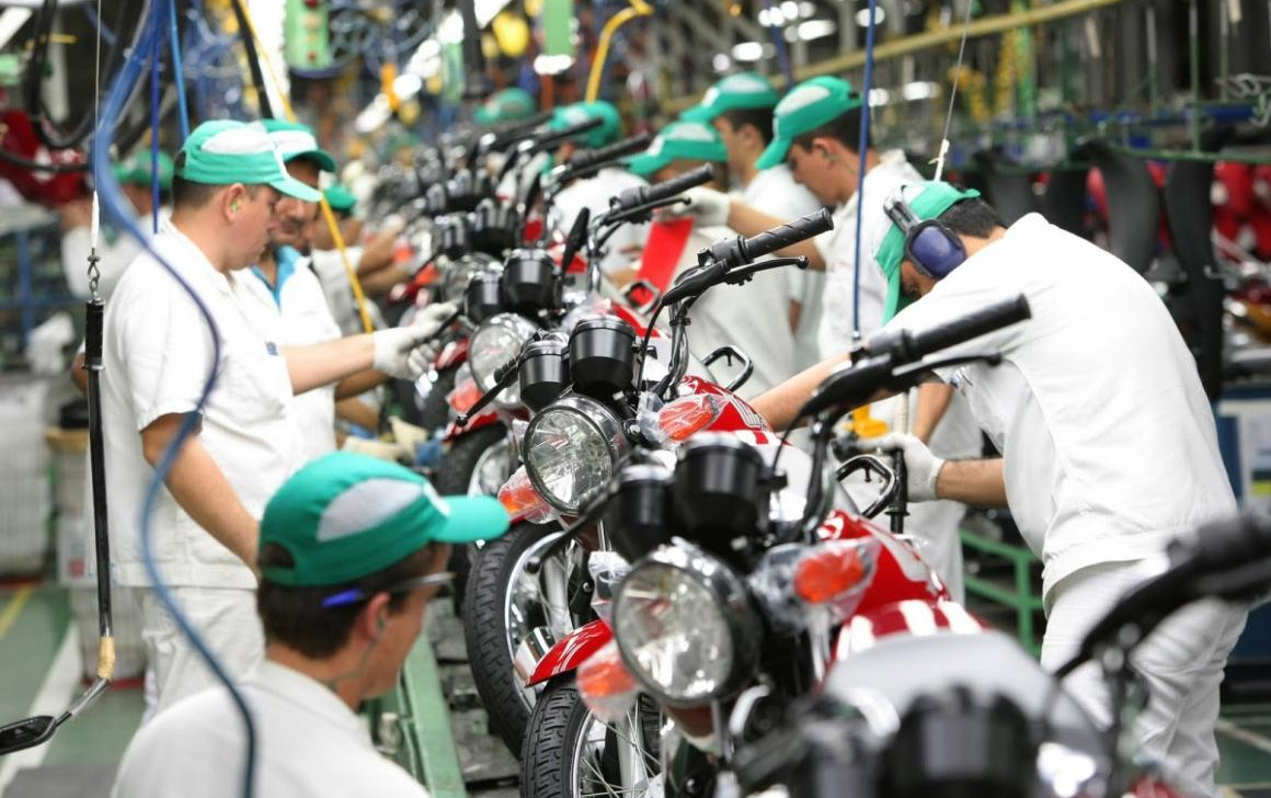Produção de motocicletas na Zona Franca de Manaus cresce 14% em 2023; veja números