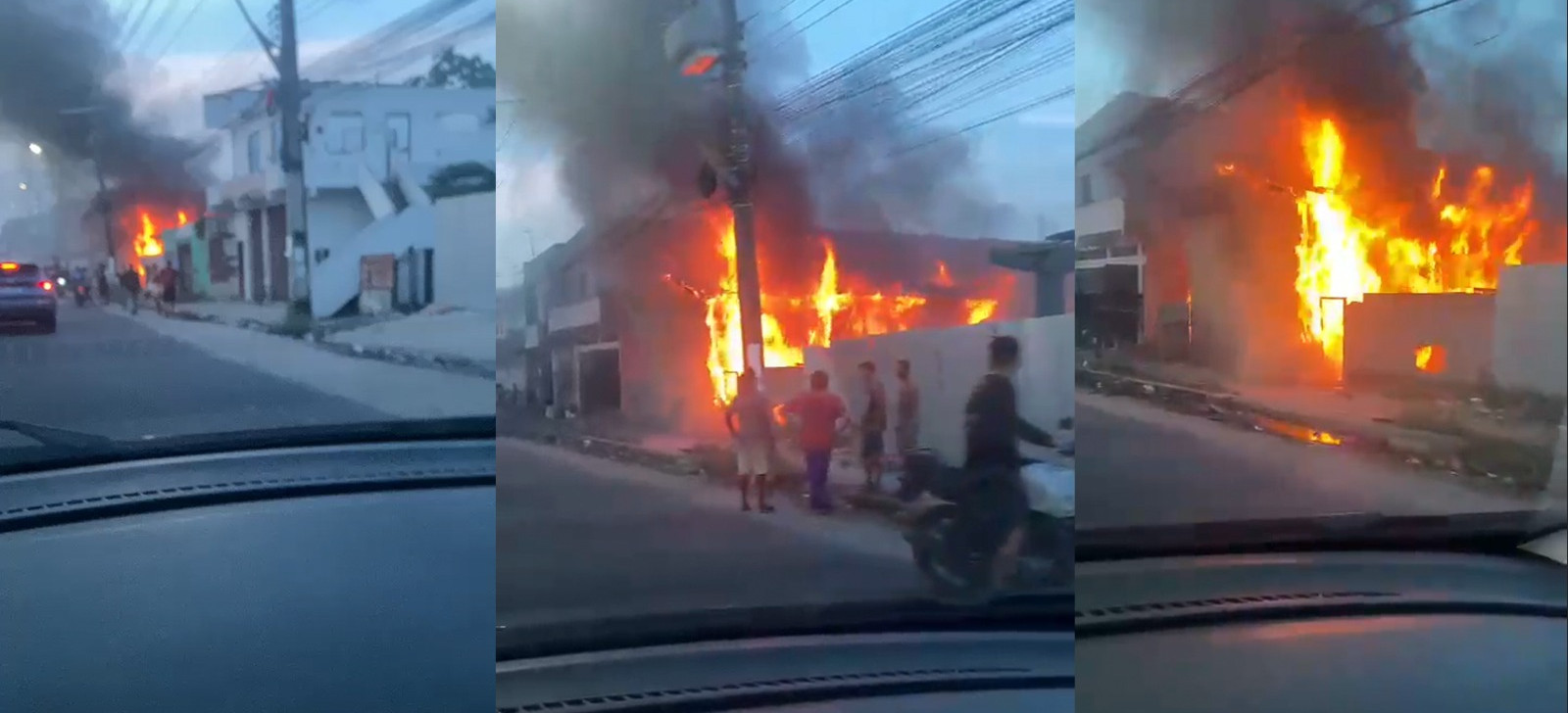 Incêndio em Manaus (Reprodução)