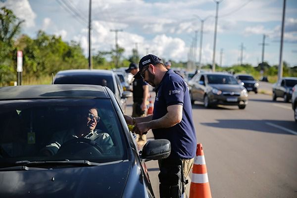 Mais de 900 veículos foram abordados entre a última sexta-feira, 1º, e o domingo, 3. (Arquivo/Detran-AM)