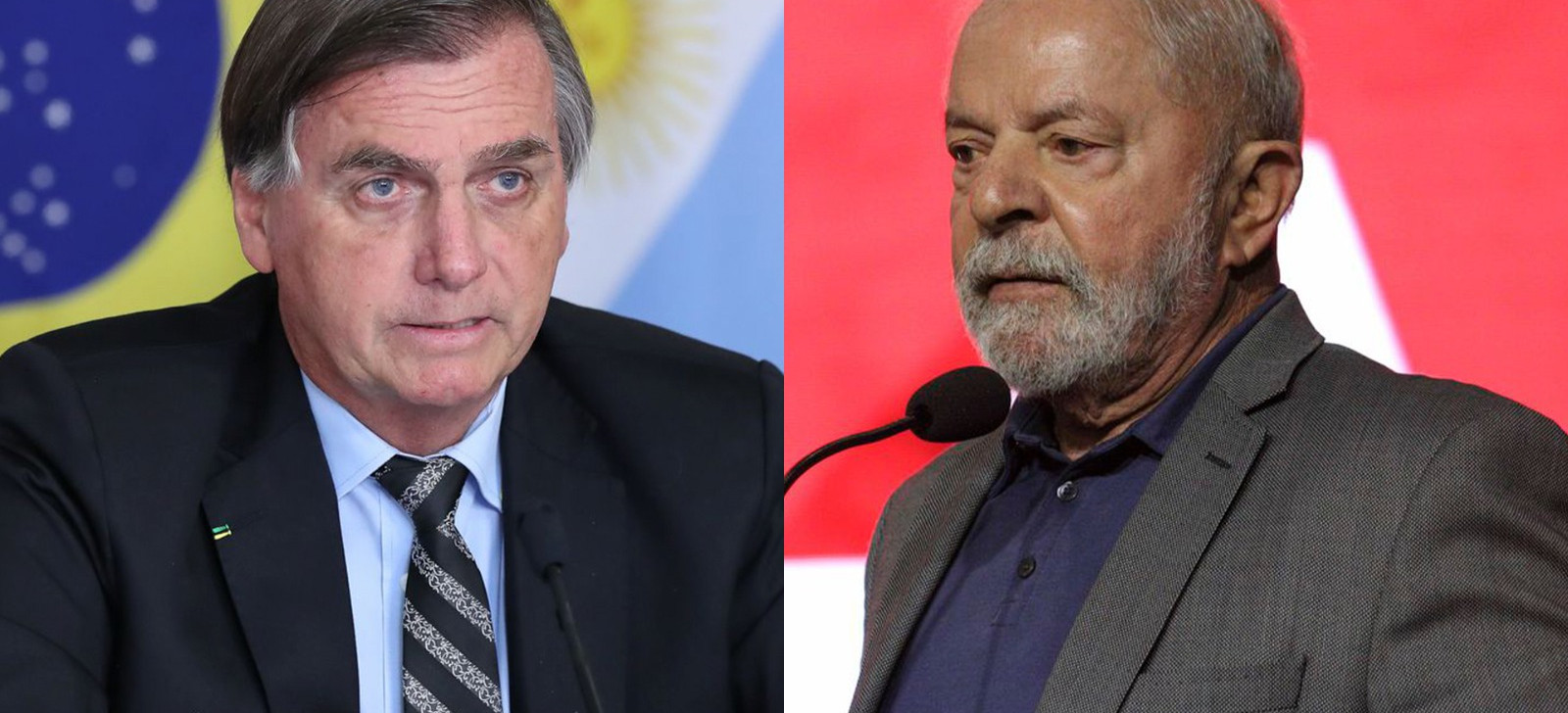 Jair Bolsonaro (à esquerda) e Luiz Inácio Lula da Silva (à direita) (Marcos Corrêa/PR e Rovena Rosa/Agência Brasil)