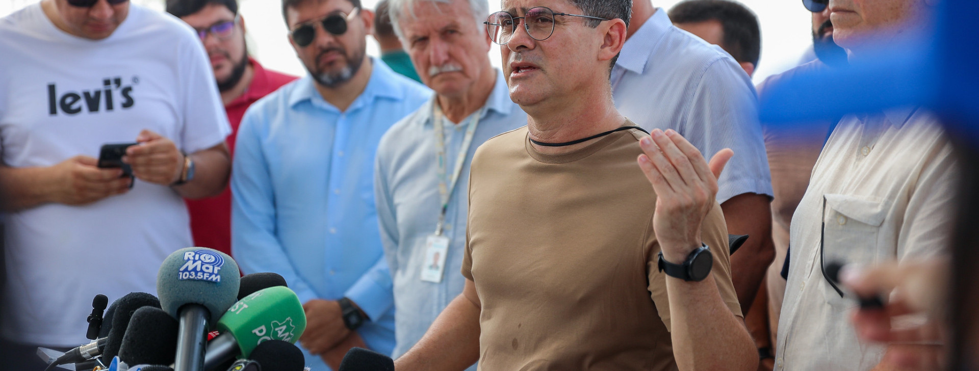 David Ameida, prefeito de Manaus (Ruan Souza / Semcom)