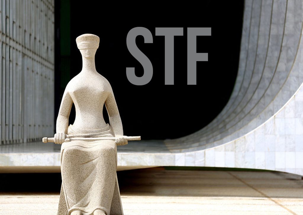 Monumento da Justiça no prédio do Supremo Tribunal Federal (STF) (Reprodução)