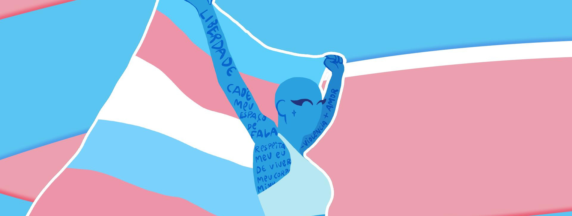 Imagem ilustrativa que representa a liberdade trans (Reprodução/Revista Arco)