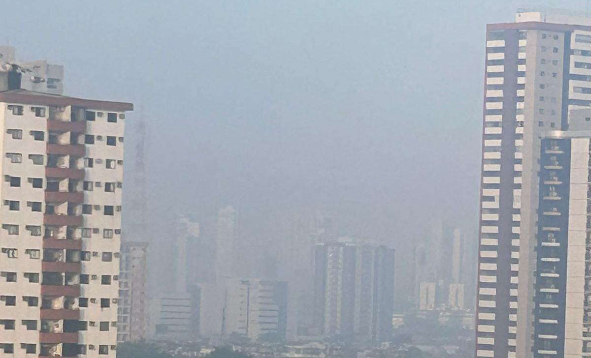 Moradores da Grande Belém relatam mal-estar após região ser tomada por fumaça