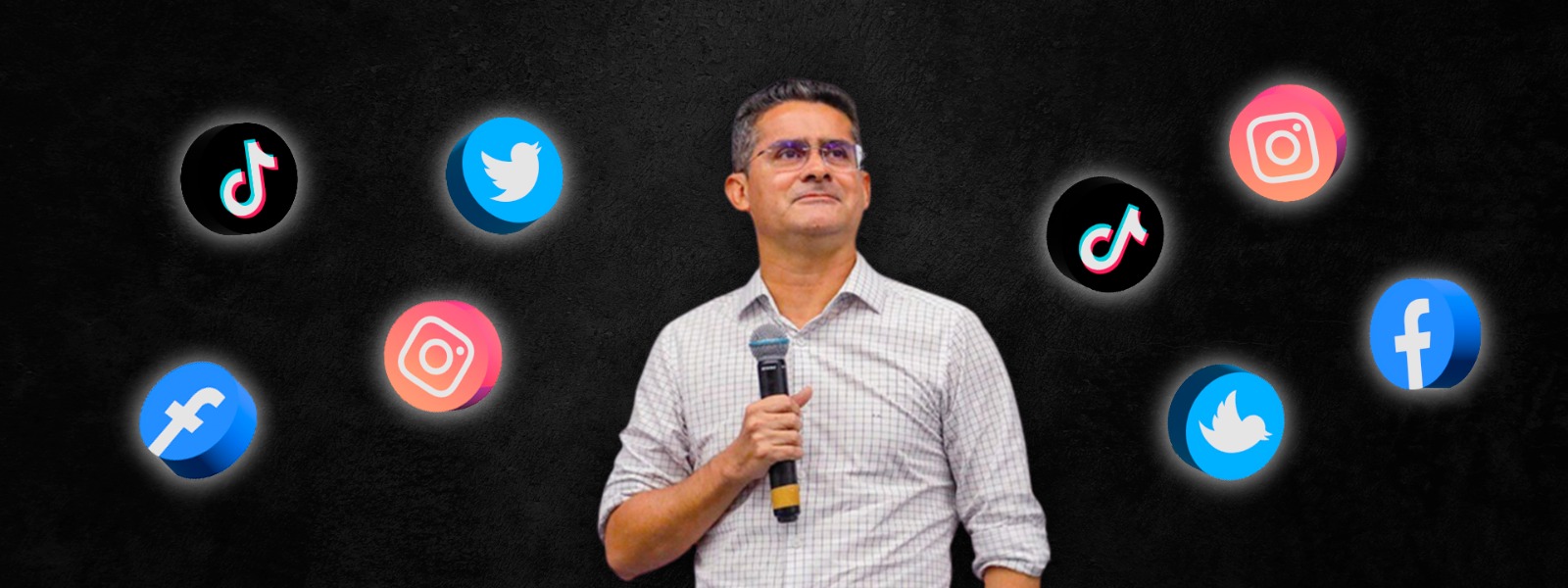 Prefeito de Manaus, David Almeida está entre os prefeitos mais populares nas redes, diz estudo