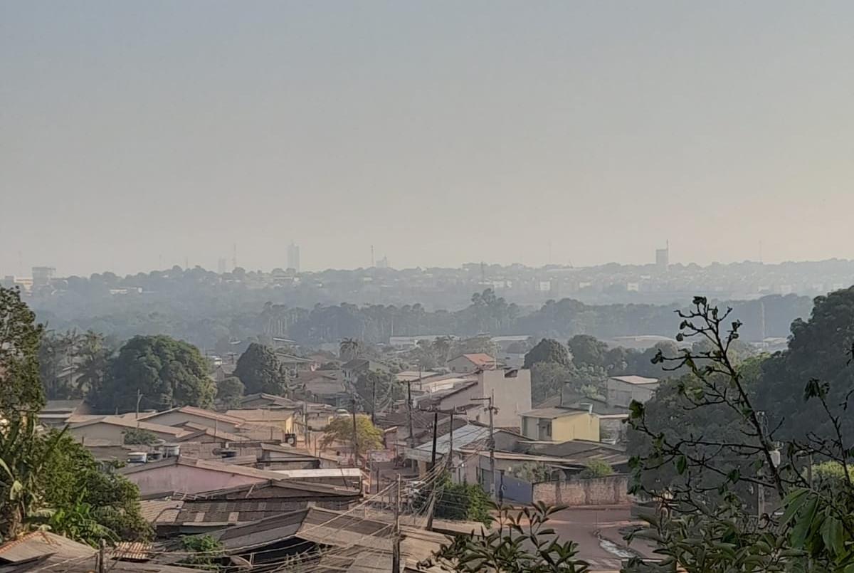 Fumaça afeta qualidade do ar em Santarém, no Pará pelo terceiro dia consecutivo