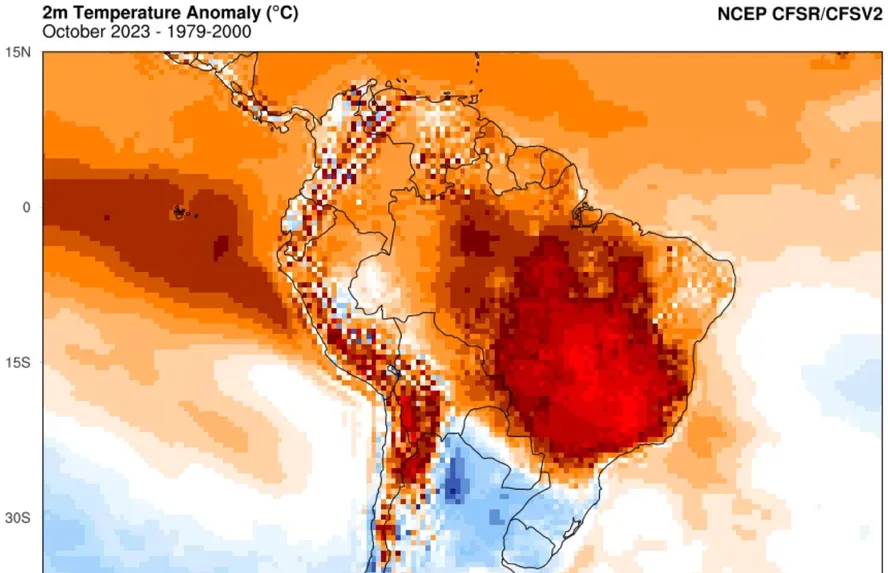 Onda de calor provocada por El Niño vai se prolongar até abril de 2024, aponta OMM
