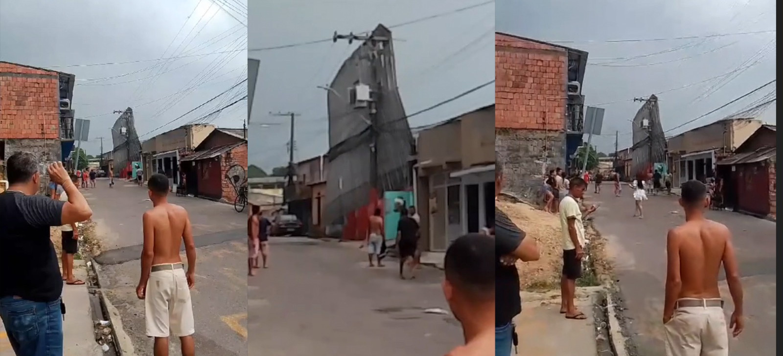 Ventania de até 63 quilômetros por hora em Manaus causa prejuízos à população